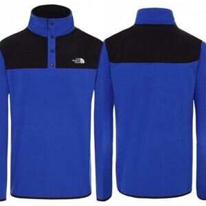 New THE NORTH FACE Mens TKA Glacier Snapneck Pullover. Size S